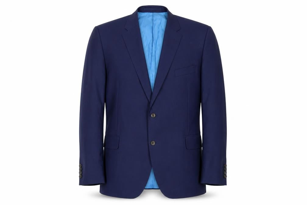 Marks & Spencer Men's Blue Wool Suit Jacket 48R