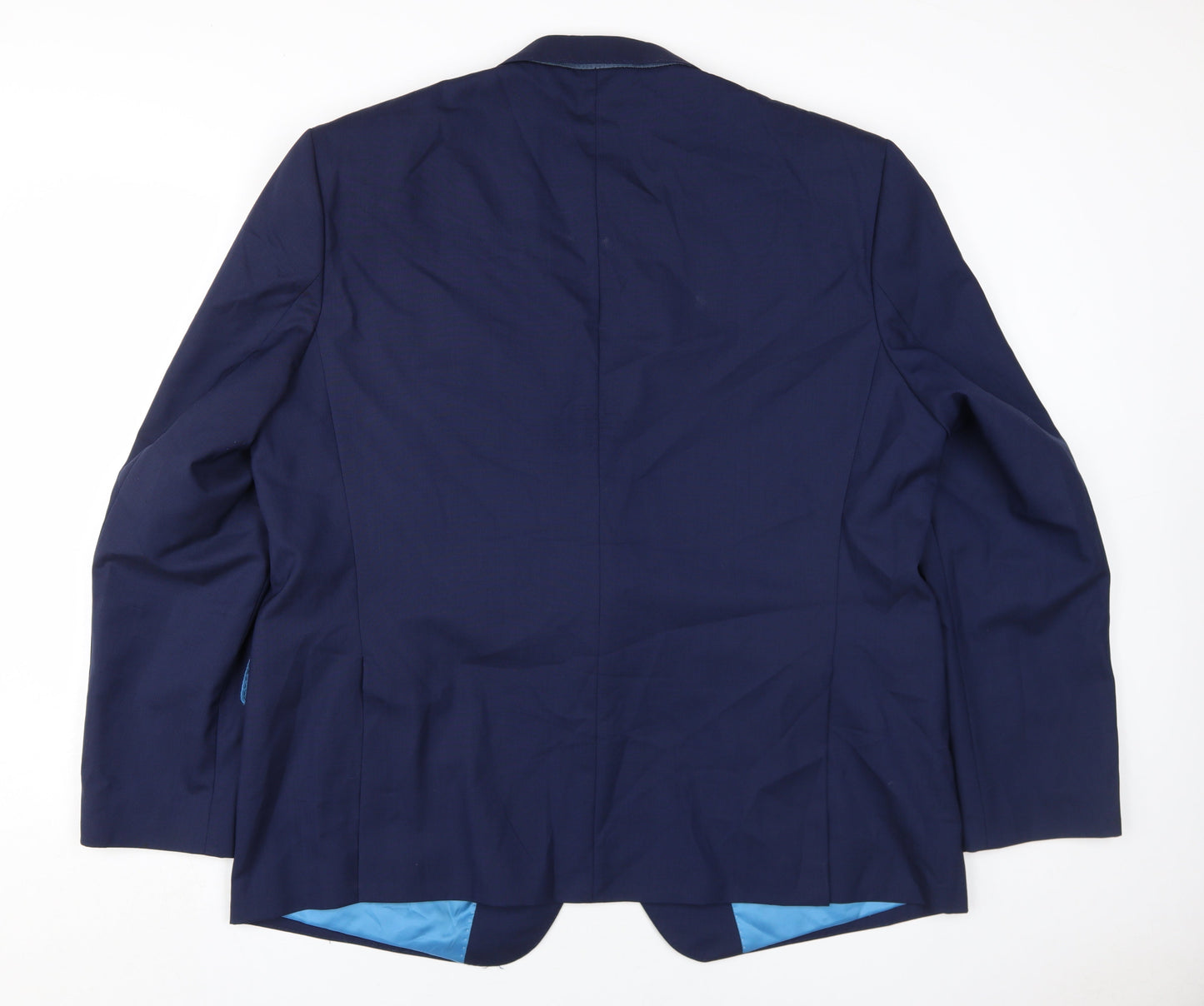 Marks and Spencer Men's Blue Wool Suit Jacket 48R