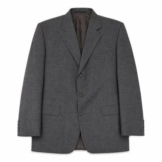 DAKS Men's Grey Wool Blazer 42S Classic
