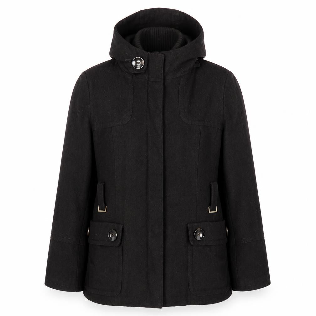 Zara Basic Men's Black Hooded Jacket XL Regular