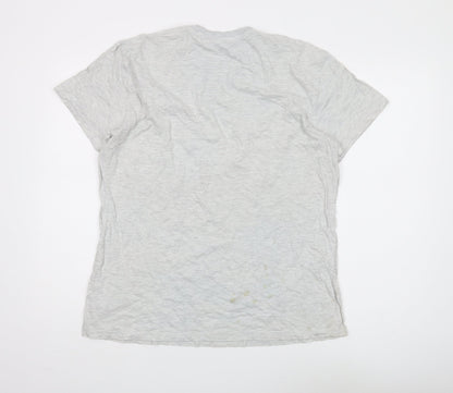 Preloved Disney Women's Grey Grumpy T-Shirt, Size L - Back