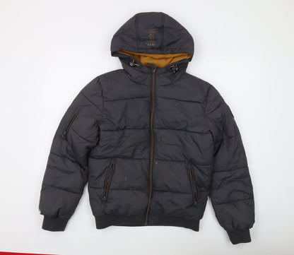 Ripstop Womens Black Puffer Jacket XL Winter Casual