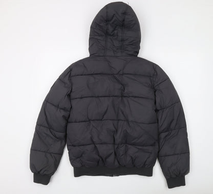 Ripstop Womens Black Puffer Jacket XL Winter Casual