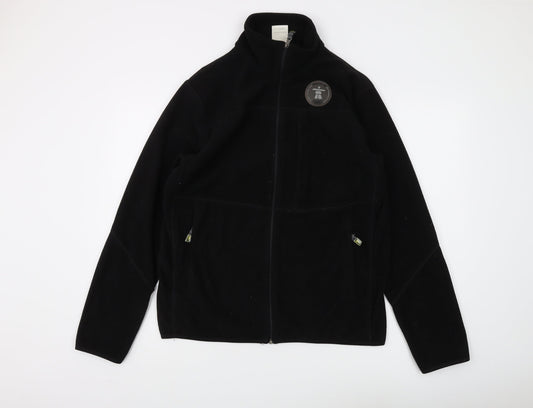 Hudson's Bay Co. Men's Black Full Zip Fleece Sweatshirt M