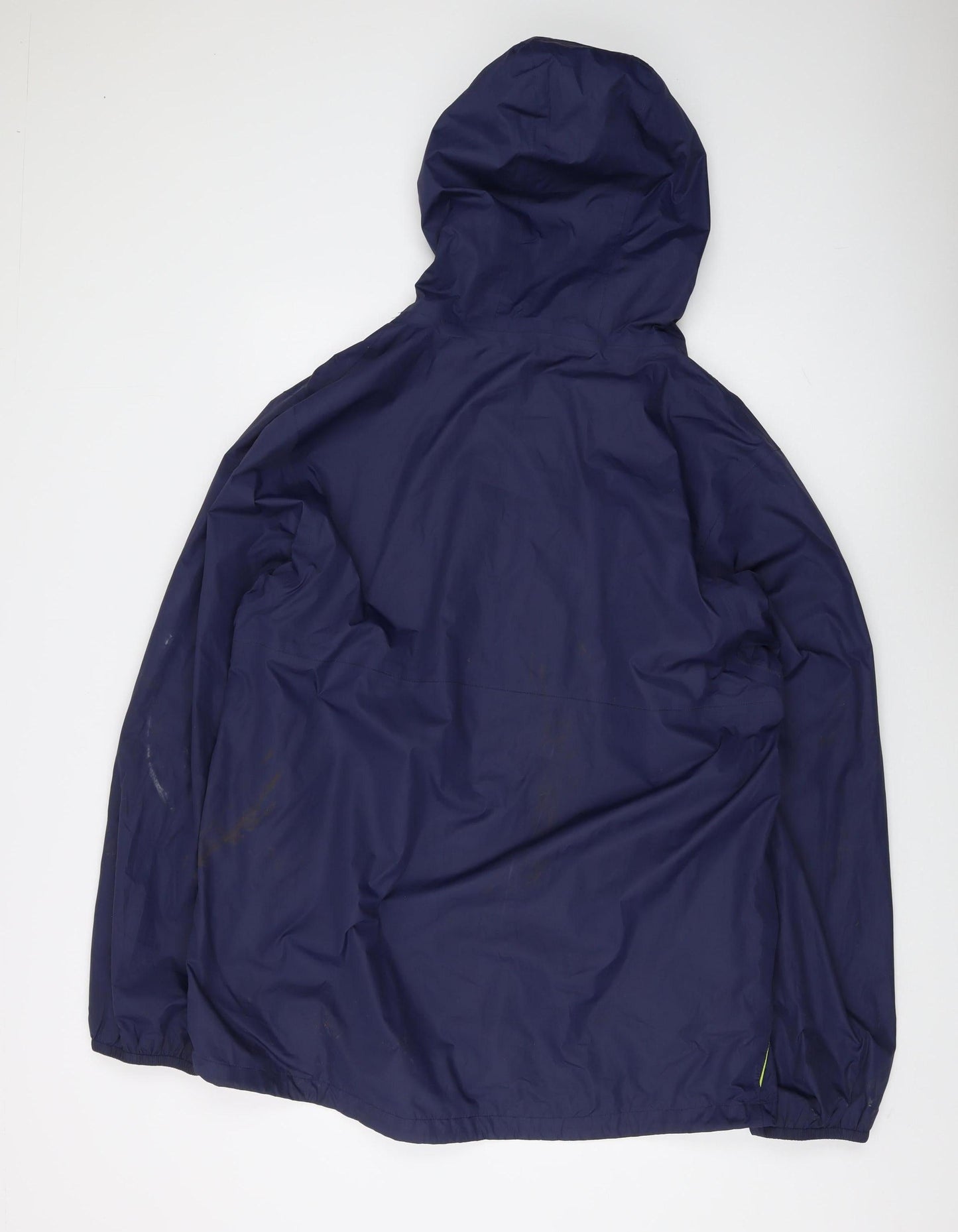 Freedom Trail Men's Blue Hooded Windbreaker 2XL