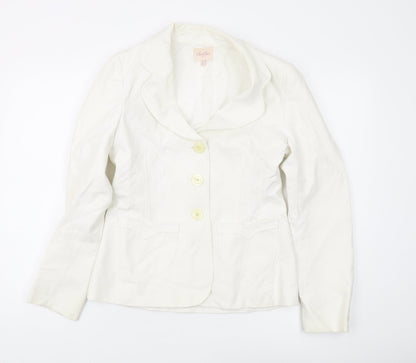 Whistles Women's Ivory Blazer, Size 12, Regular Fit