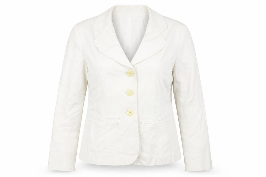 Whistles Women's Ivory Blazer, Size 12, Regular Fit