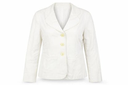 Whistles Women's Ivory Blazer, Size 12, Regular Fit