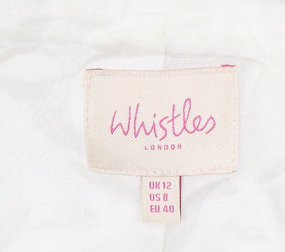Whistles Women's Ivory Blazer, Size 12, Regular Fit