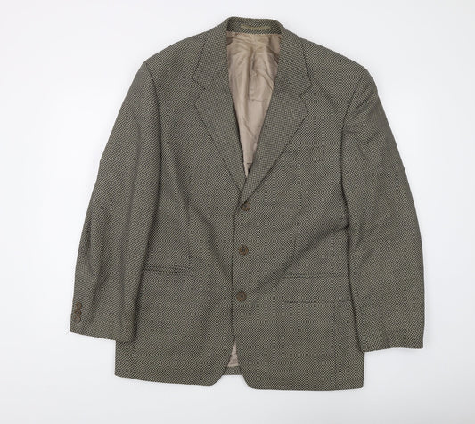 Van Gils Men's Brown Wool Blazer, Size 38R, Excellent