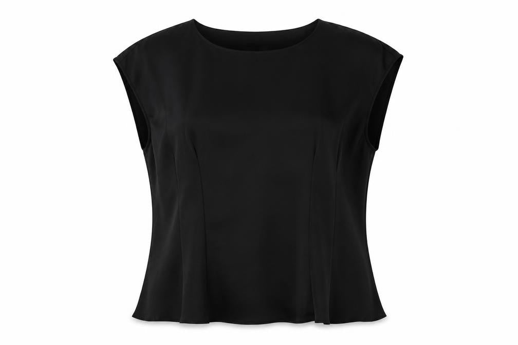 Next Black Women's Blouse - UK 14, Sleeveless, Polyester