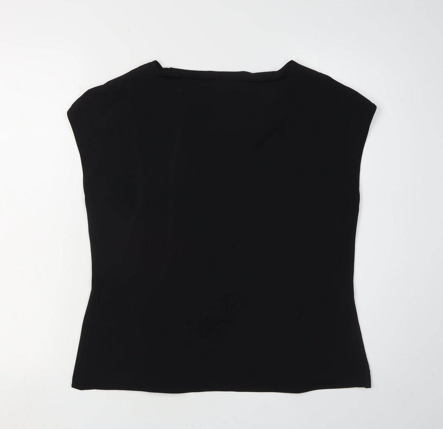 Next Black Women's Blouse - UK 14, Sleeveless, Polyester