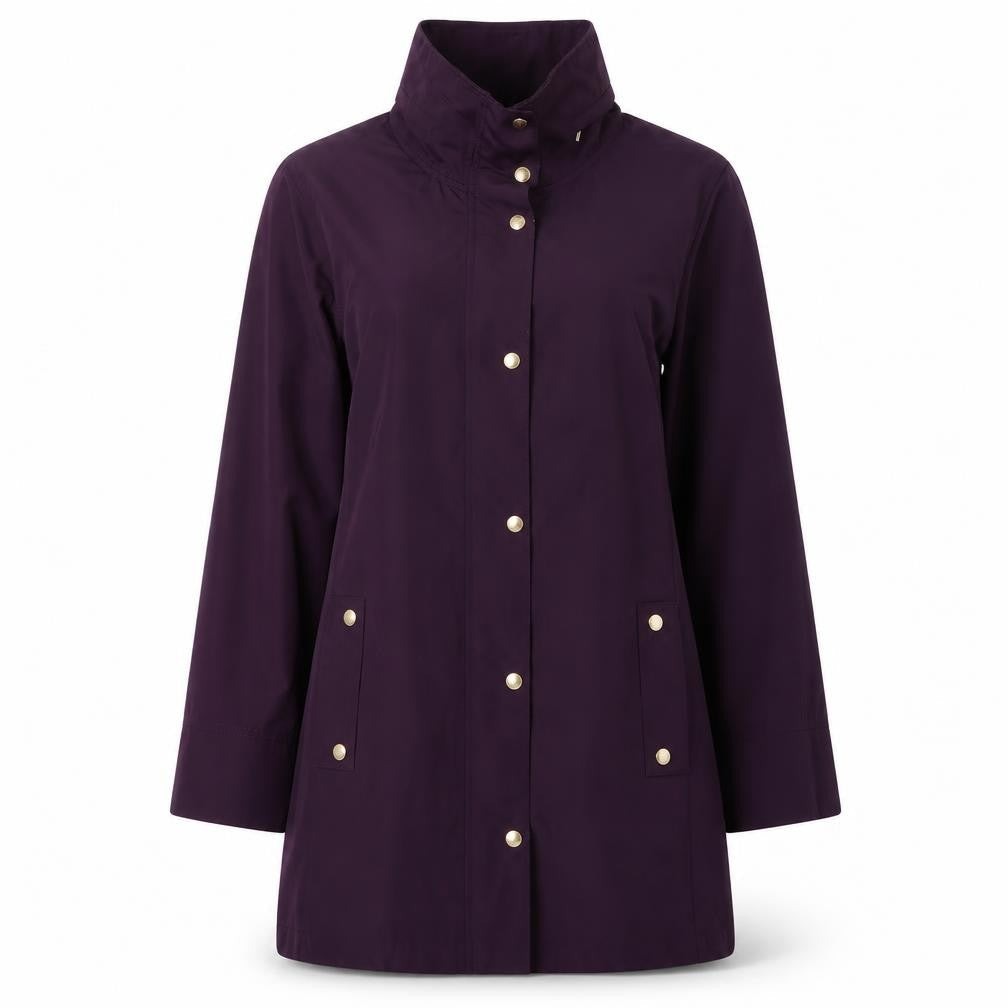 TIGI Women's Purple Rain Coat Size 14