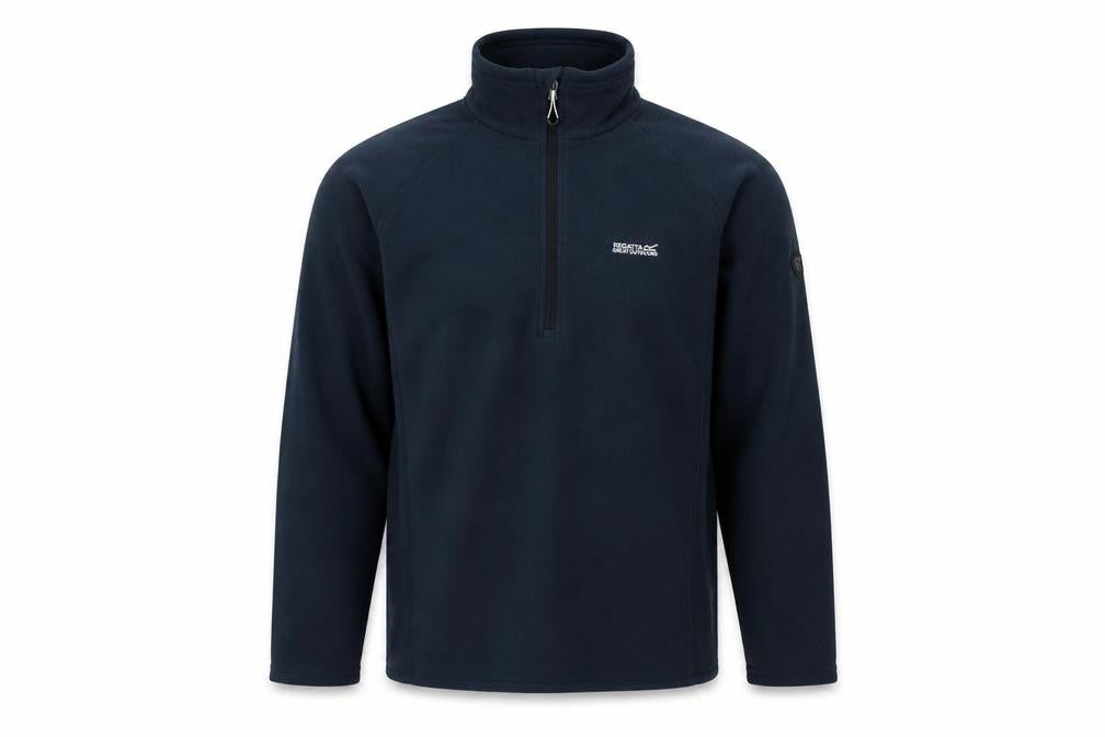 Regatta Men's Blue 1/4 Zip Fleece Sweatshirt L