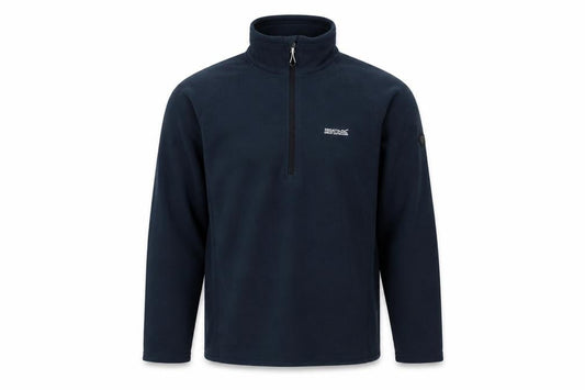 Regatta Men's Blue 1/4 Zip Fleece Sweatshirt L