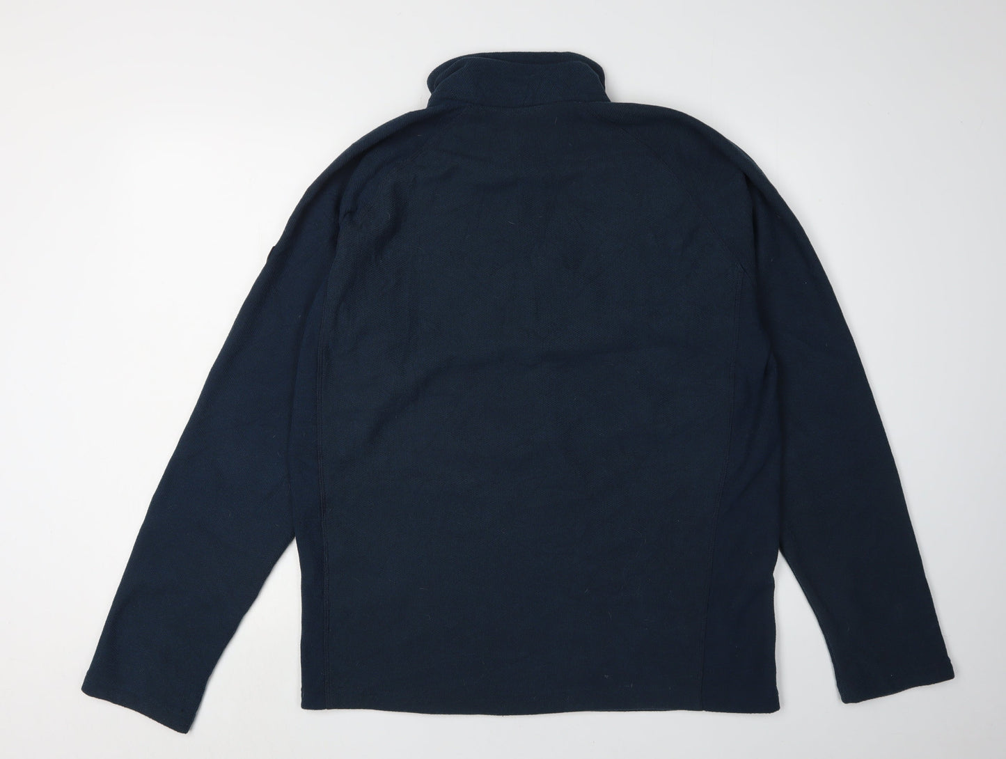 Regatta Men's Blue 1/4 Zip Fleece Sweatshirt L