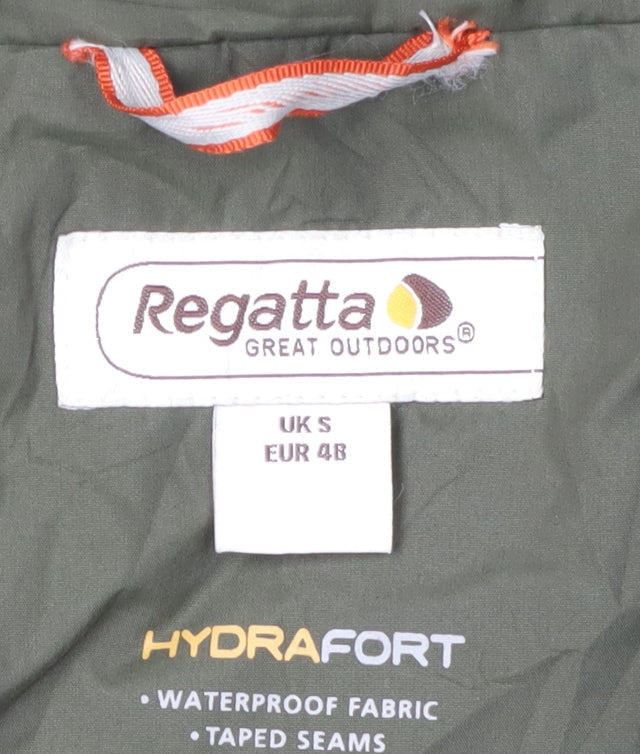Regatta Womens Green Parka with Fur Trim S