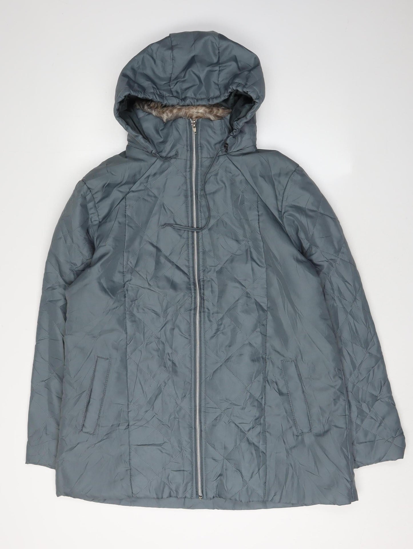 Anne De Lancay Women's Grey Puffer Jacket M