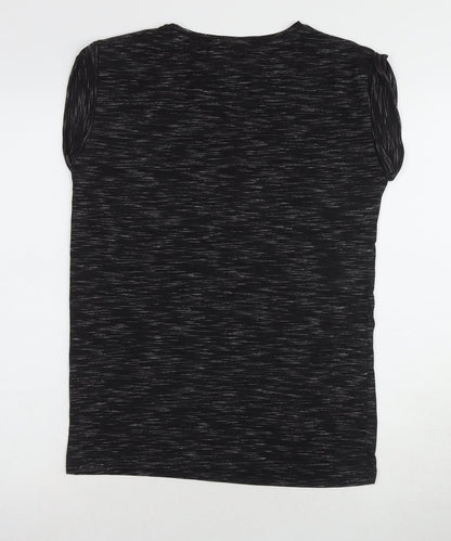 Preloved Disney Black Sleeveless T-Shirt, Size 8 - Back