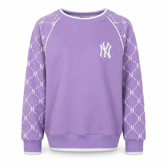 New Era Girls Purple Logo Pullover Sweatshirt 12-13 Years