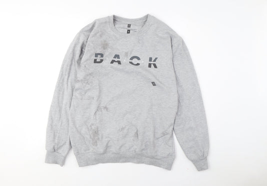 Little White Lies Grey Pullover Sweatshirt M Unisex