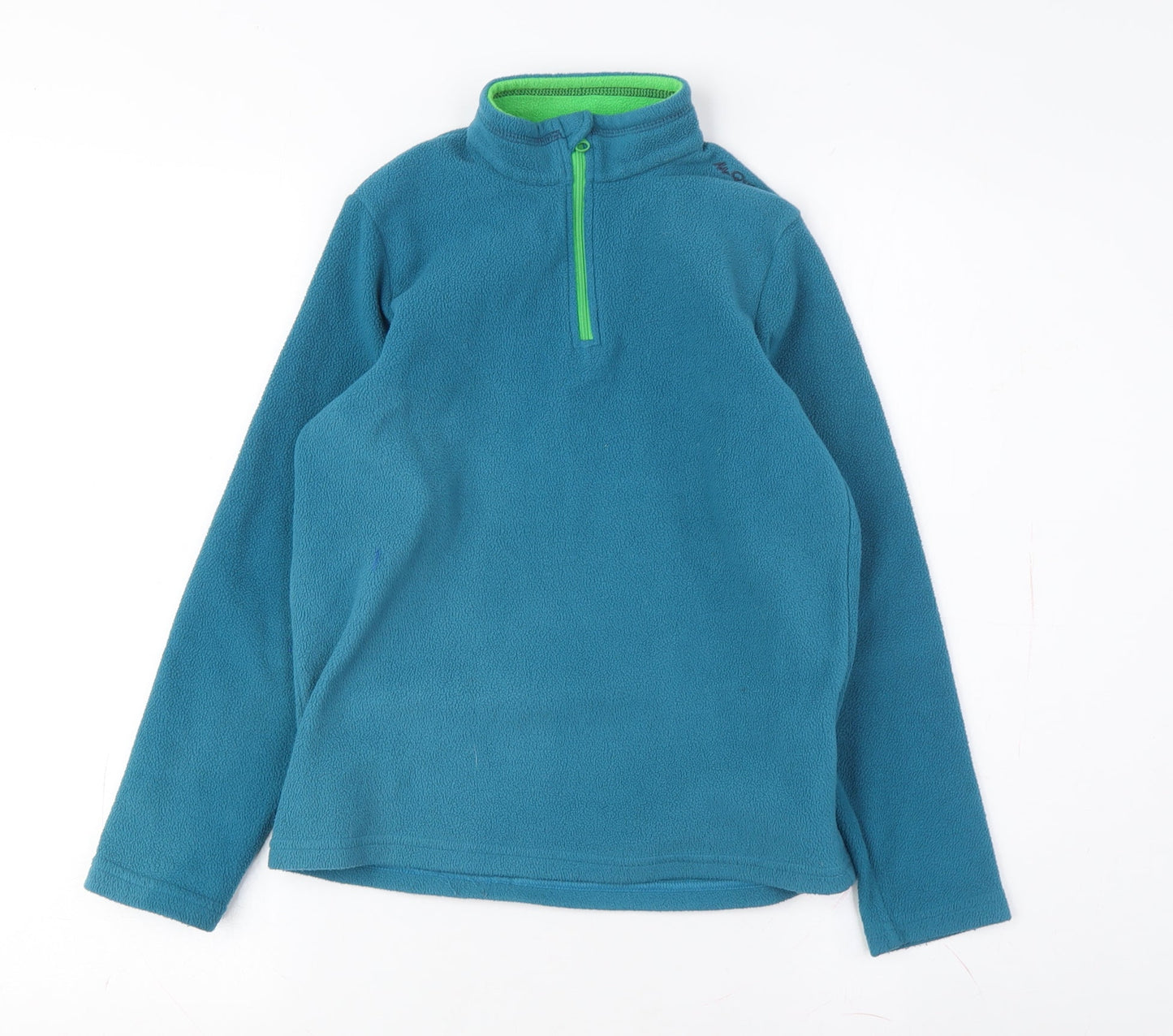 Boys Blue Decathlon Fleece Pullover Sweatshirt - M