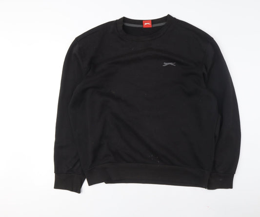 Slazenger Black Men's Pullover Sweatshirt L Lightweight