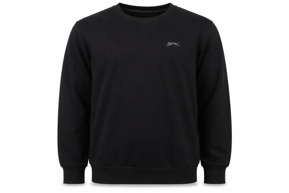 Slazenger Black Men's Pullover Sweatshirt L Lightweight