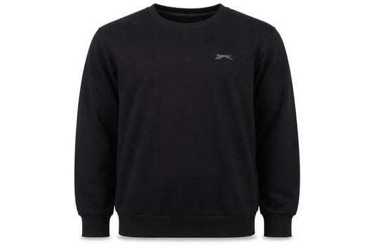 Slazenger Black Men's Pullover Sweatshirt L Lightweight