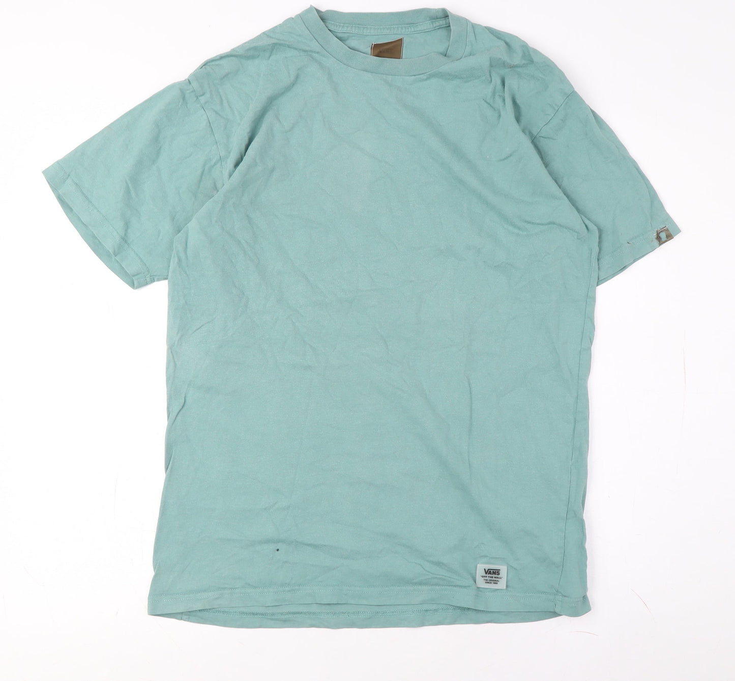 Vans Women's Green T-Shirt - Casual Comfort Size M