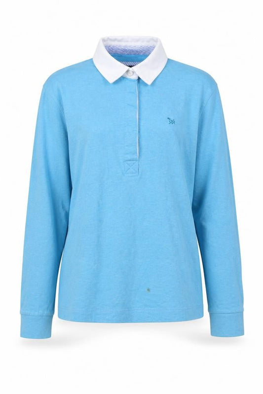 GANT Womens Blue Polo Shirt in - Casual Basic Size L