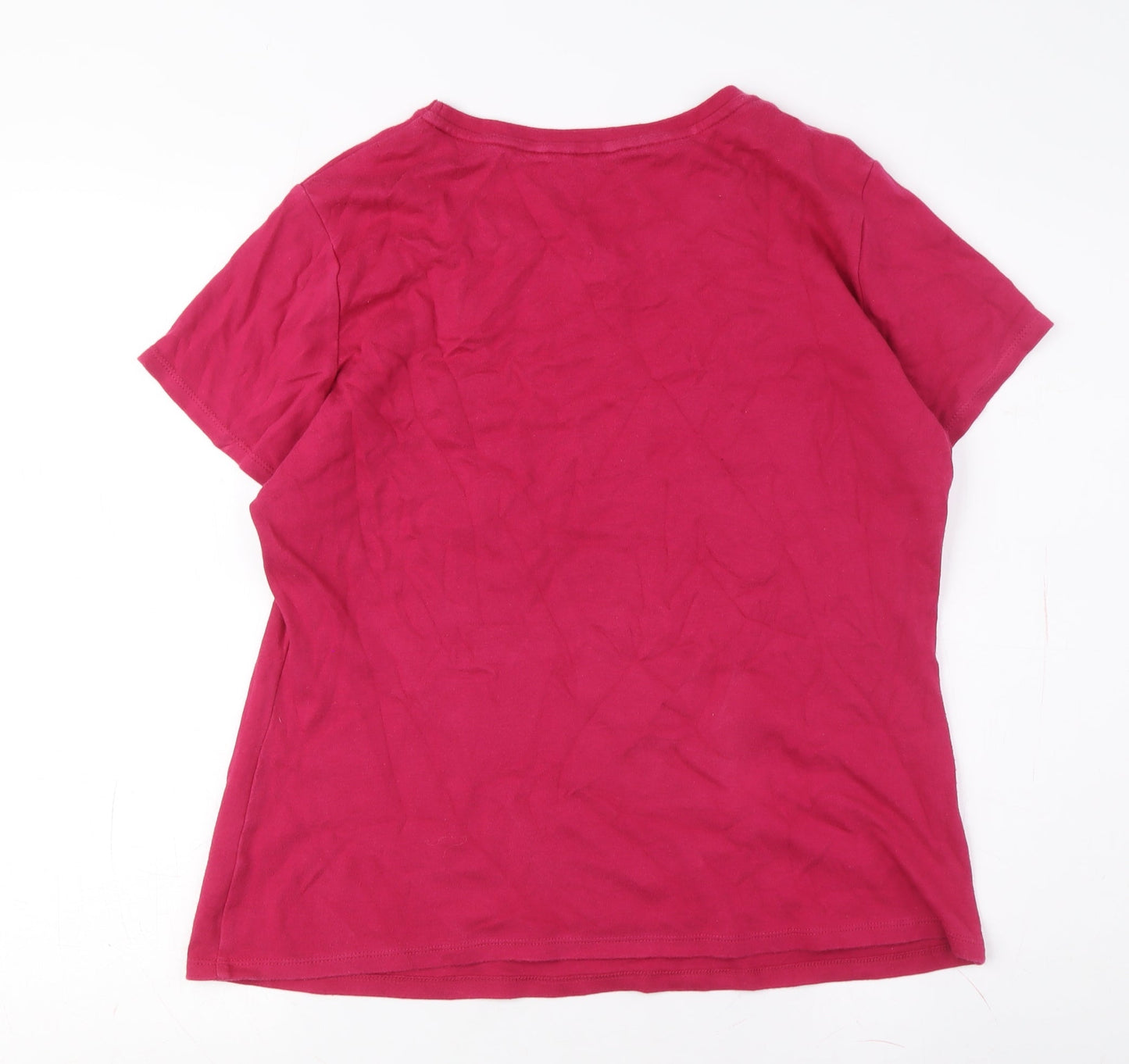 DESIGNERS AQUEBRANDS Women’s Red Floral T-Shirt
