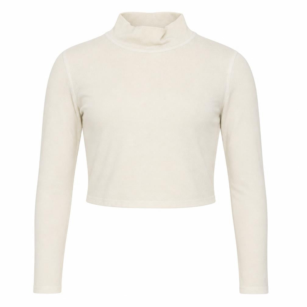 Urban Outfitters Women's White Cropped Top S