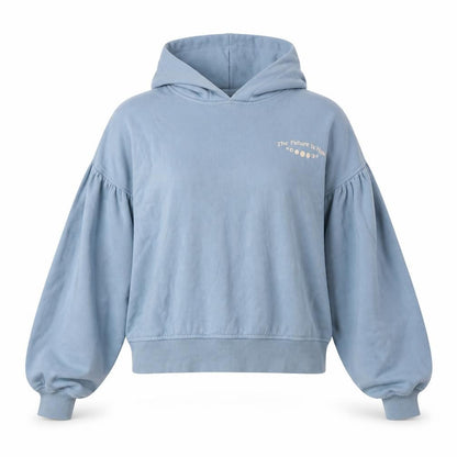 H&M Women's Blue Horoscope Pullover Hoodie, Size S