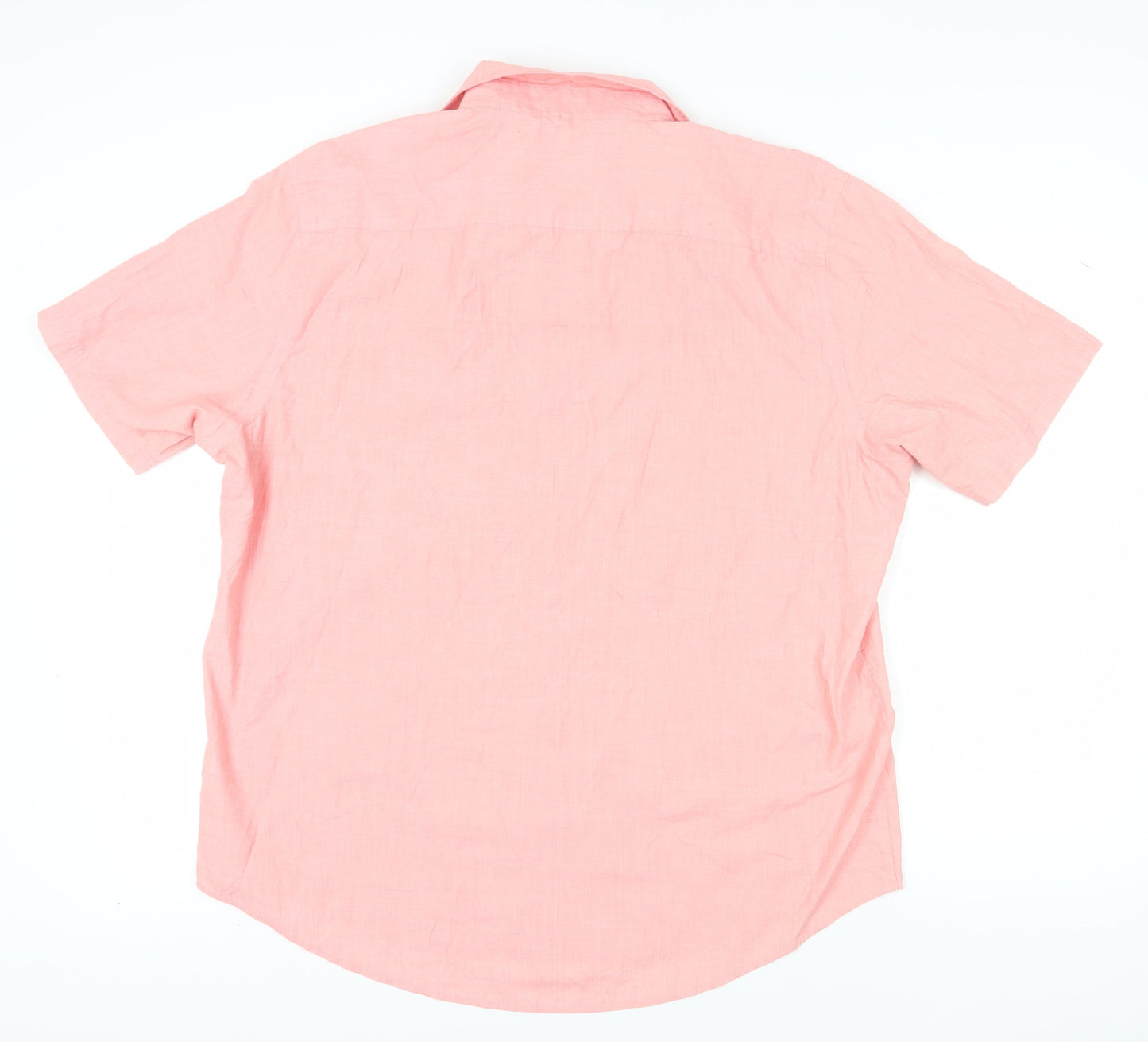 Croft & Barrow Men's Pink XL Casual Short Sleeve Shirt