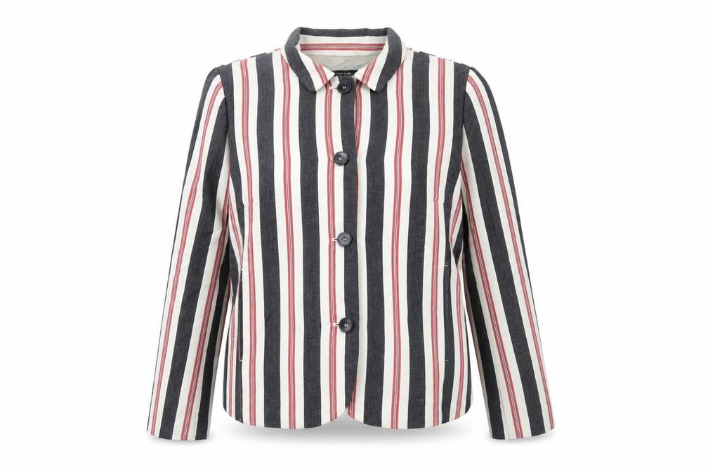 More & More Women's Striped Suit Jacket, Size 18, Multicoloured