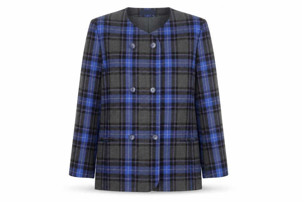 Alexon Women’s Blue Plaid Blazer Size 14