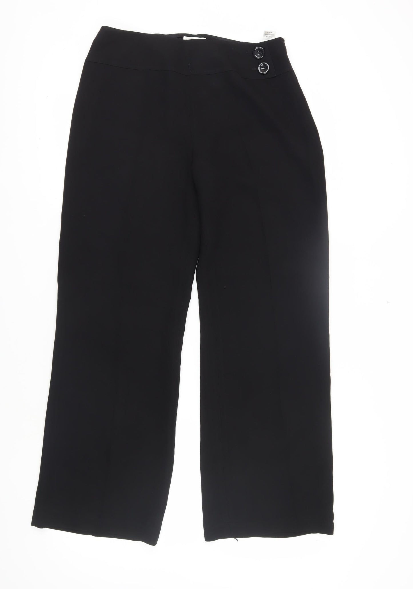 Casual Corner Women's Black Wide-Leg Dress Pants