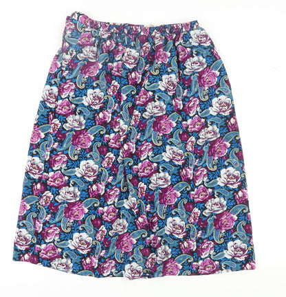 Tan Jay Women's Multicoloured Midi Peasant Skirt - Size 10