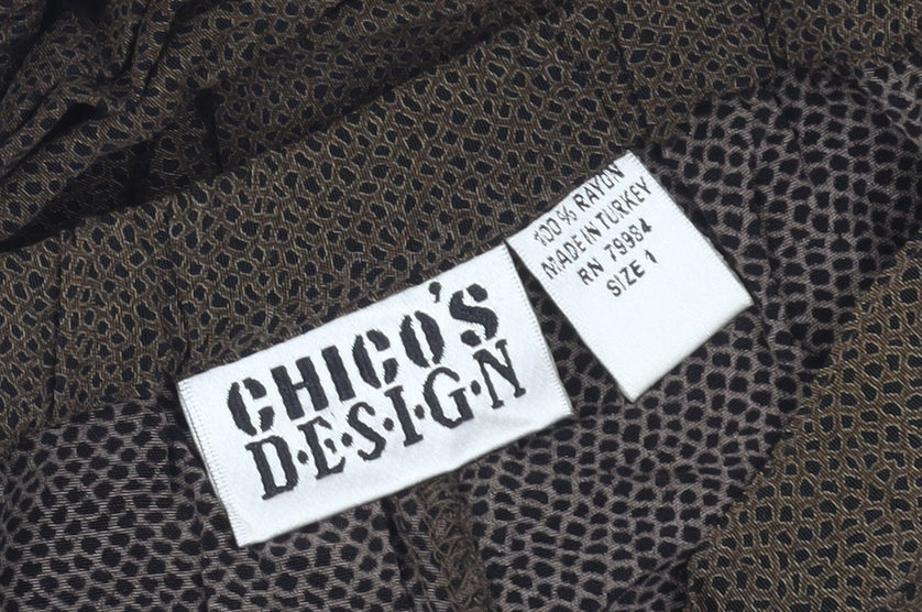 Chico's Design Women's Brown Straight Leg Trousers