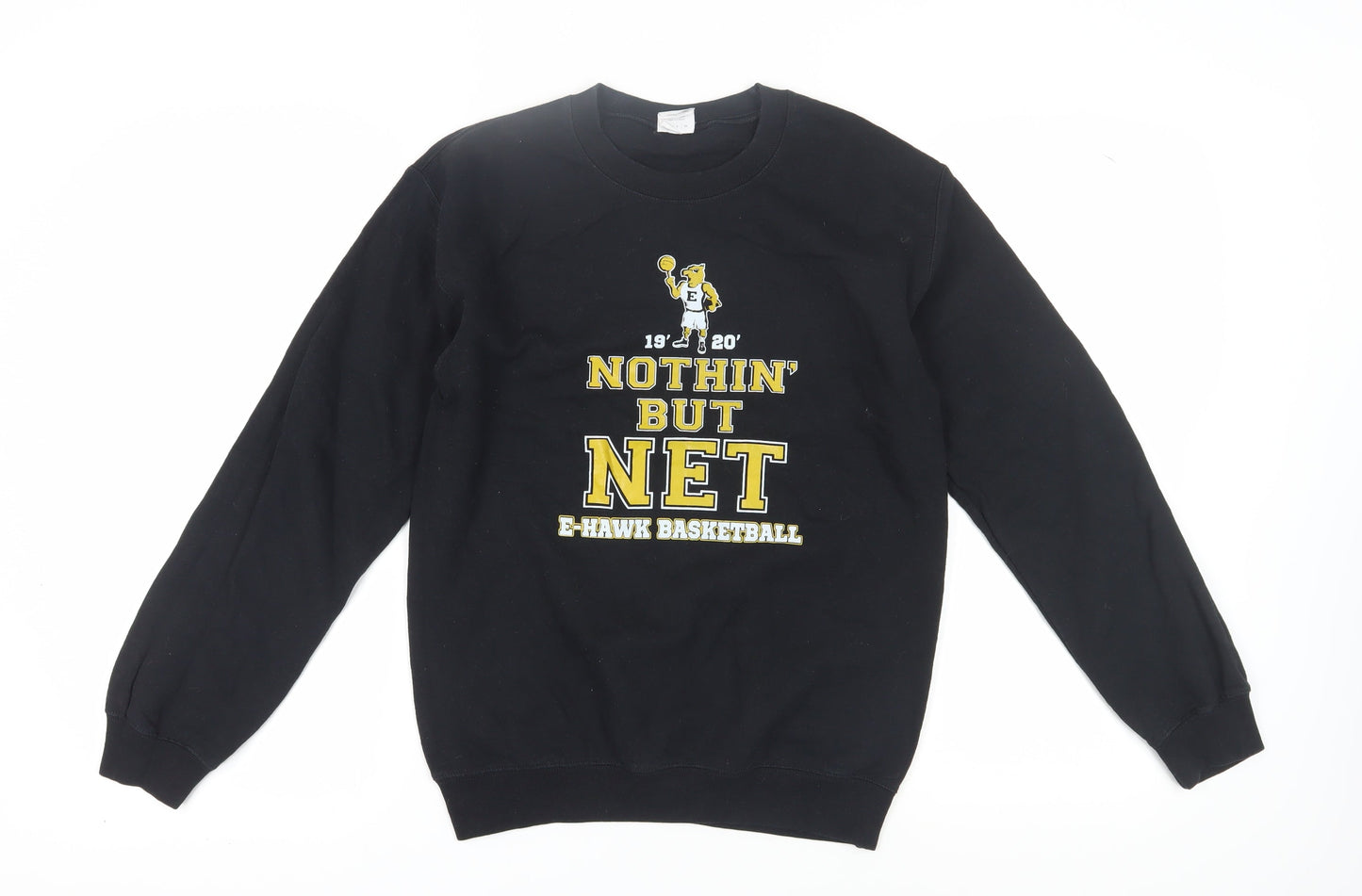 Gildan Men's Black Basketball Graphic Sweatshirt, Size S