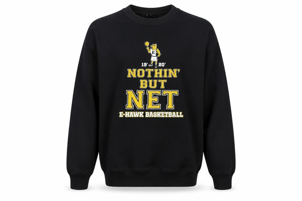 Gildan Men's Black Basketball Graphic Sweatshirt, Size S