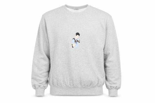 Gildan Unisex Grey Graphic Pullover Sweatshirt S