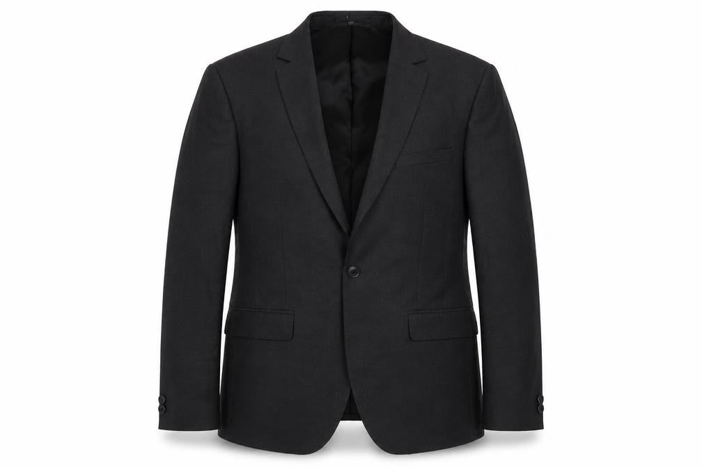Moss London Black Blazer, Men's, 40R, Slim Fit
