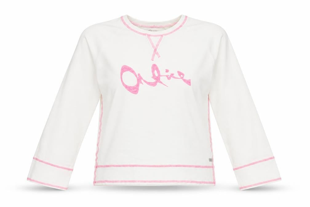 Onfire Women's White Long Sleeve T-Shirt, Size 3