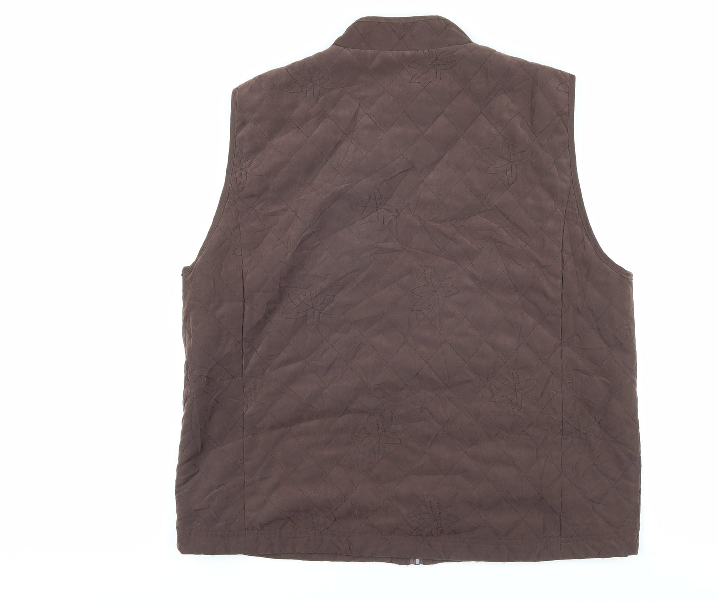 Tulchan Men's Brown Quilted Waistcoat XL