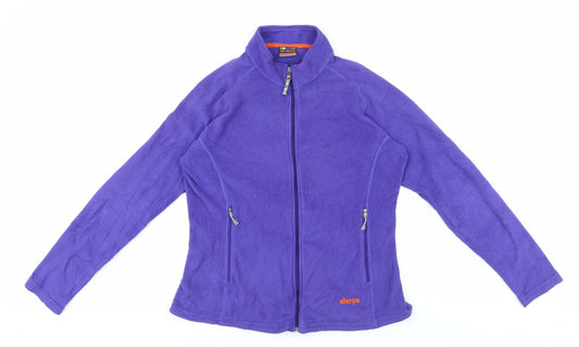 Sherpa Women's Purple Fleece Jacket L
