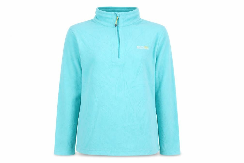 Regatta Women's Blue Fleece 1/4 Zip Sweatshirt Size 14