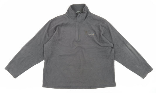 Regatta Men's Grey 2XL Fleece Pullover Sweatshirt