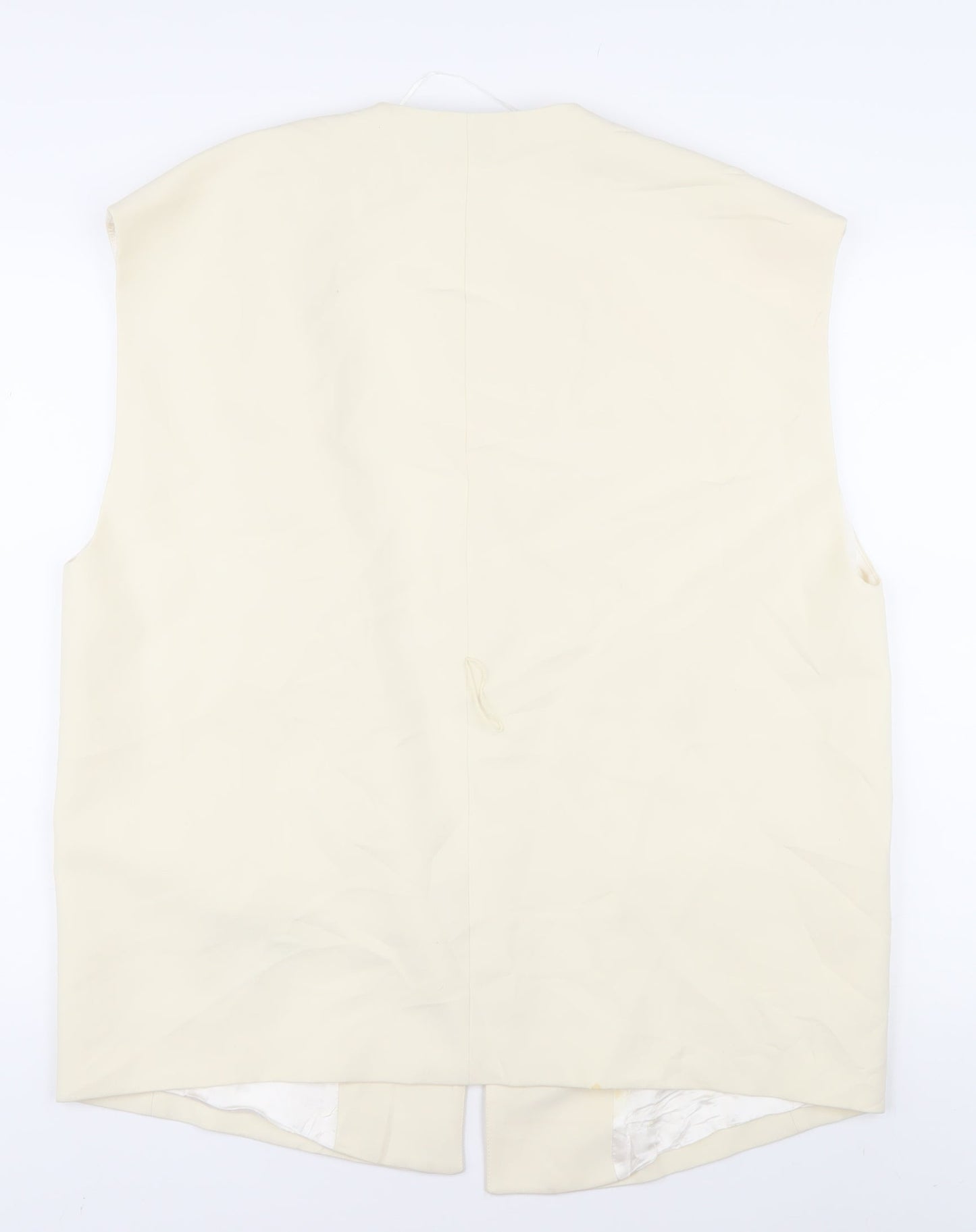 Zara Women's Ivory Vest M Sleeveless Jumper